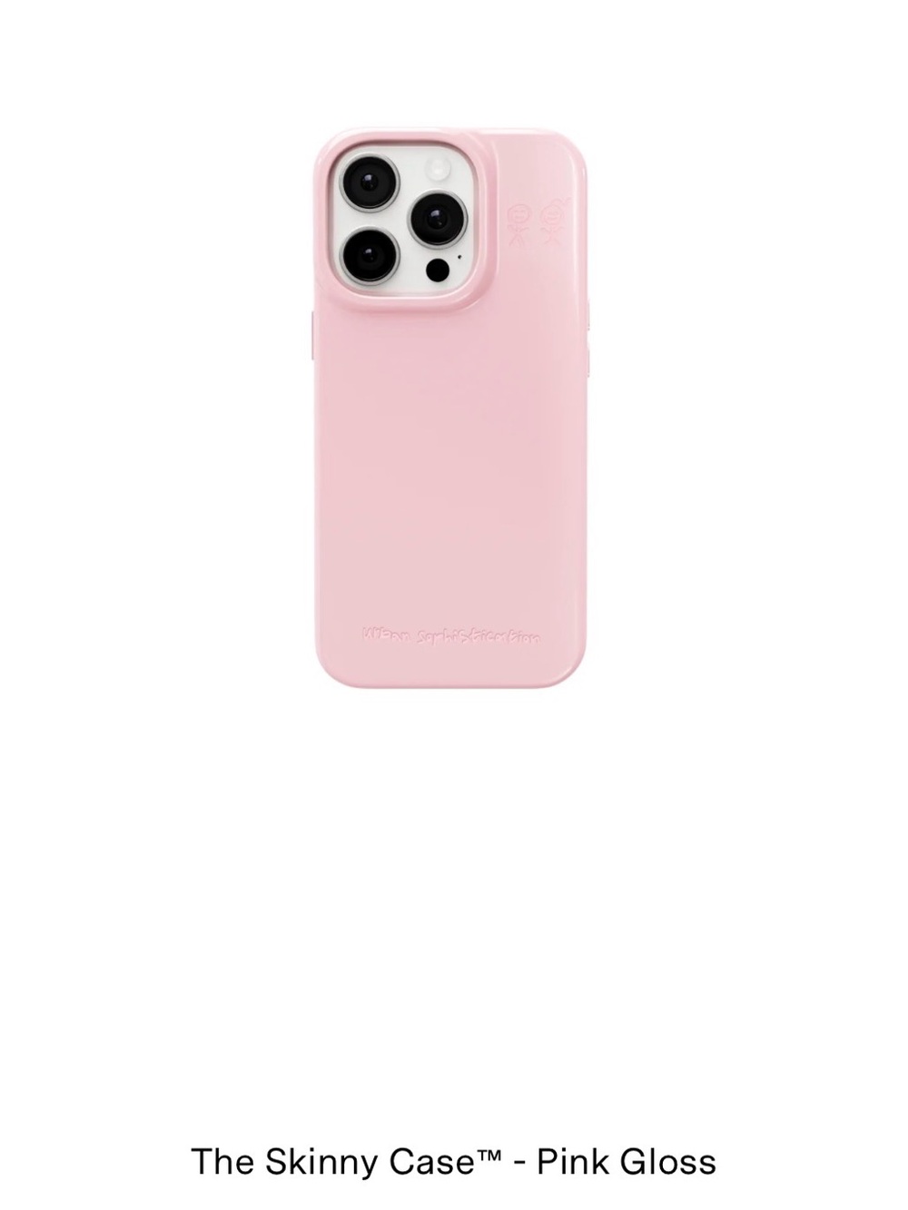 Urban sophistication The Skinny Case™ - Pink Gloss iPhone 16 pro